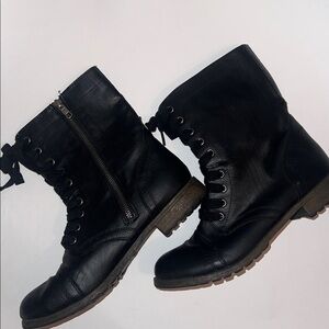 Black Combat Boots